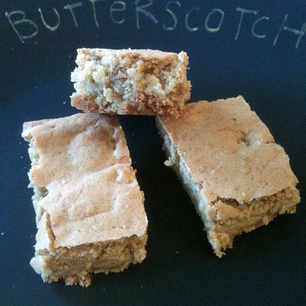 butterscotch brownie 1