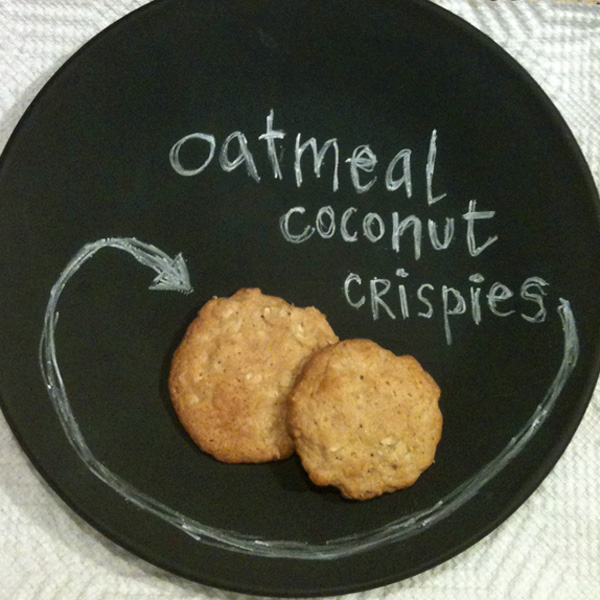 coconut oatmeal cookies 2