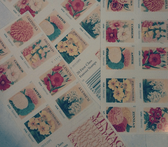 flower stamps