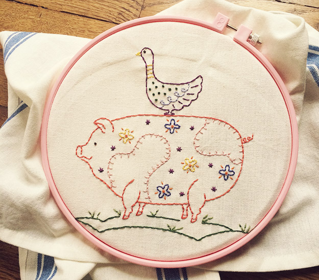 pigandgoose embroidery